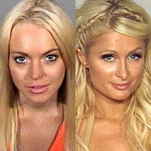 Lindsay Lohan, Paris Hilton, Mugshot Lindsay Lohan, Paris Hilton, Mugshot